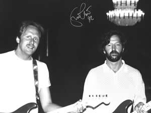 Andy Seghers and Eric Clapton